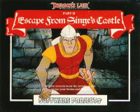 Dragon's Lair II: Escape from Singe's Castle ZX Spectrum  box art